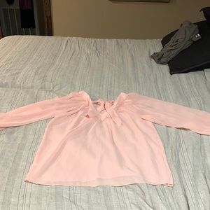 PINK long sleeve blouse